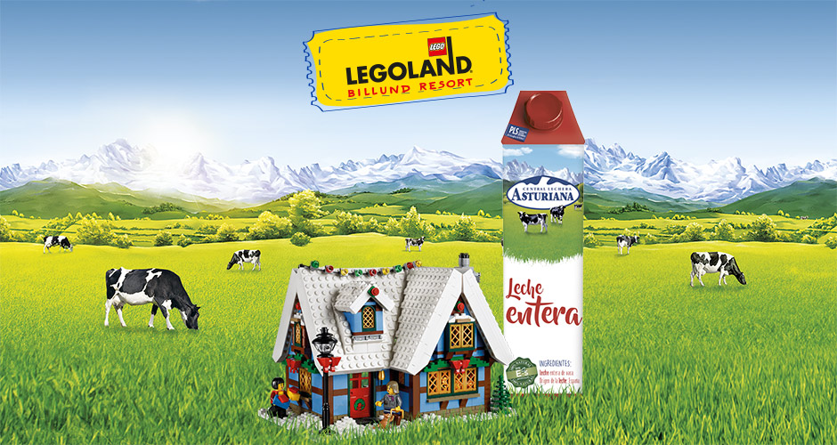 Colaboración entre Lego y Central Lechera Asturiana