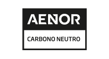 Logo certificación aenor carbono neutro