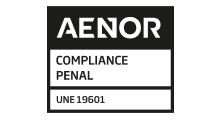 Logo certificación Aenor UNE 19601