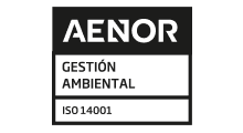 Logo certificación aenor ISO 14001